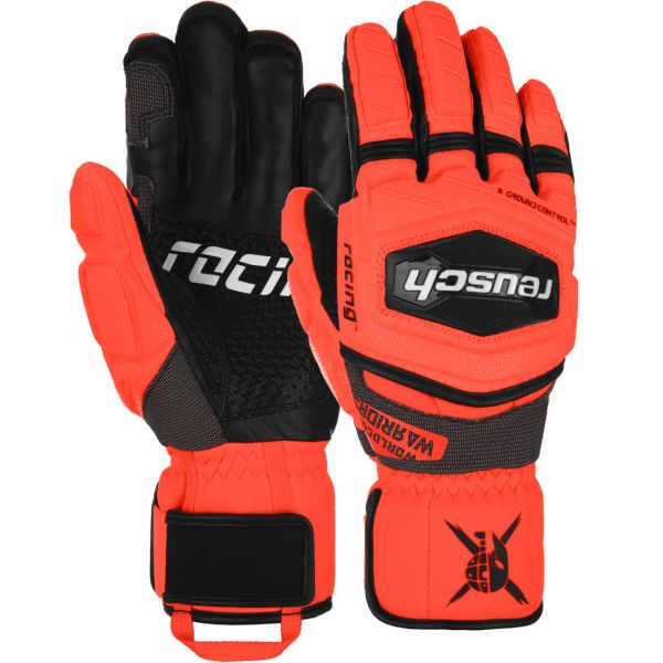 Reusch Uomo Guanto WORLDCUP WARRIOR GS nero/rosso fluo, Reusch, R, Marche